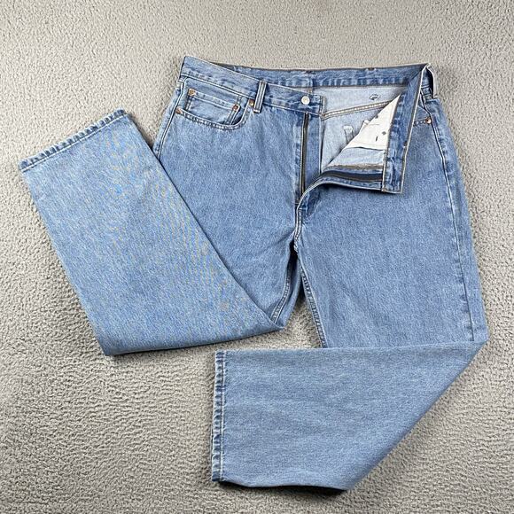 Levi's 550 Relaxed Fit Straight leg Jeans Men's 40x30 Blue Medium Wash Denim - Picture 1 of 11
